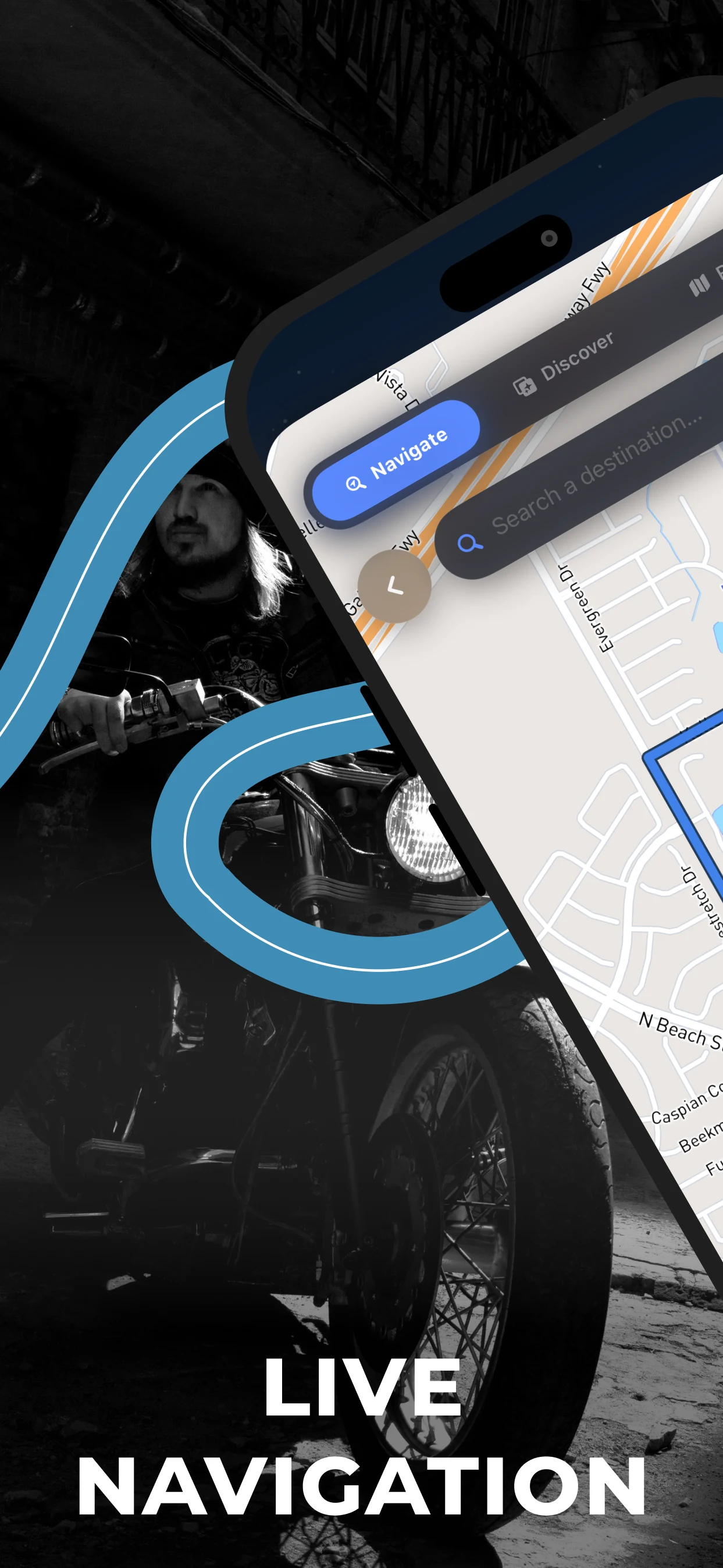 Motonia: Motorcycle GPS App screenshot